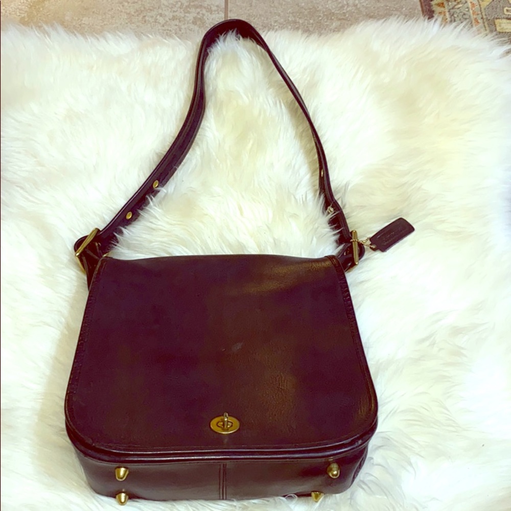 COACH leather bag 👜❤️